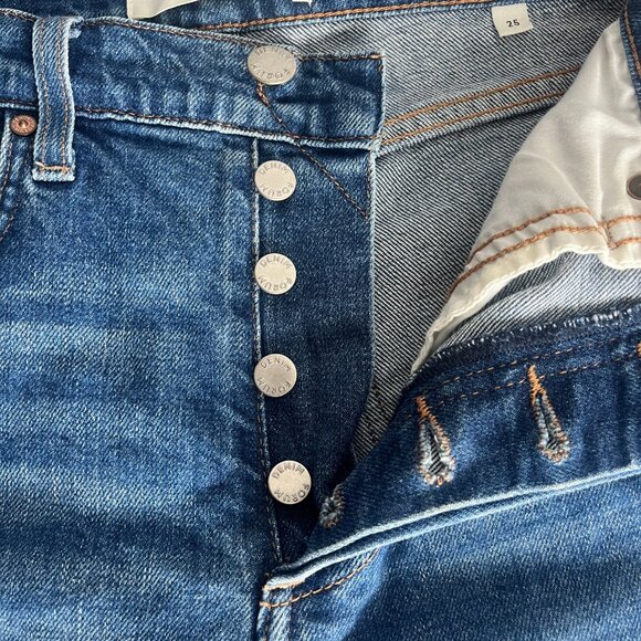 SOLD Denim Forum Arlo High Rise Straight - Picture 6 of 8